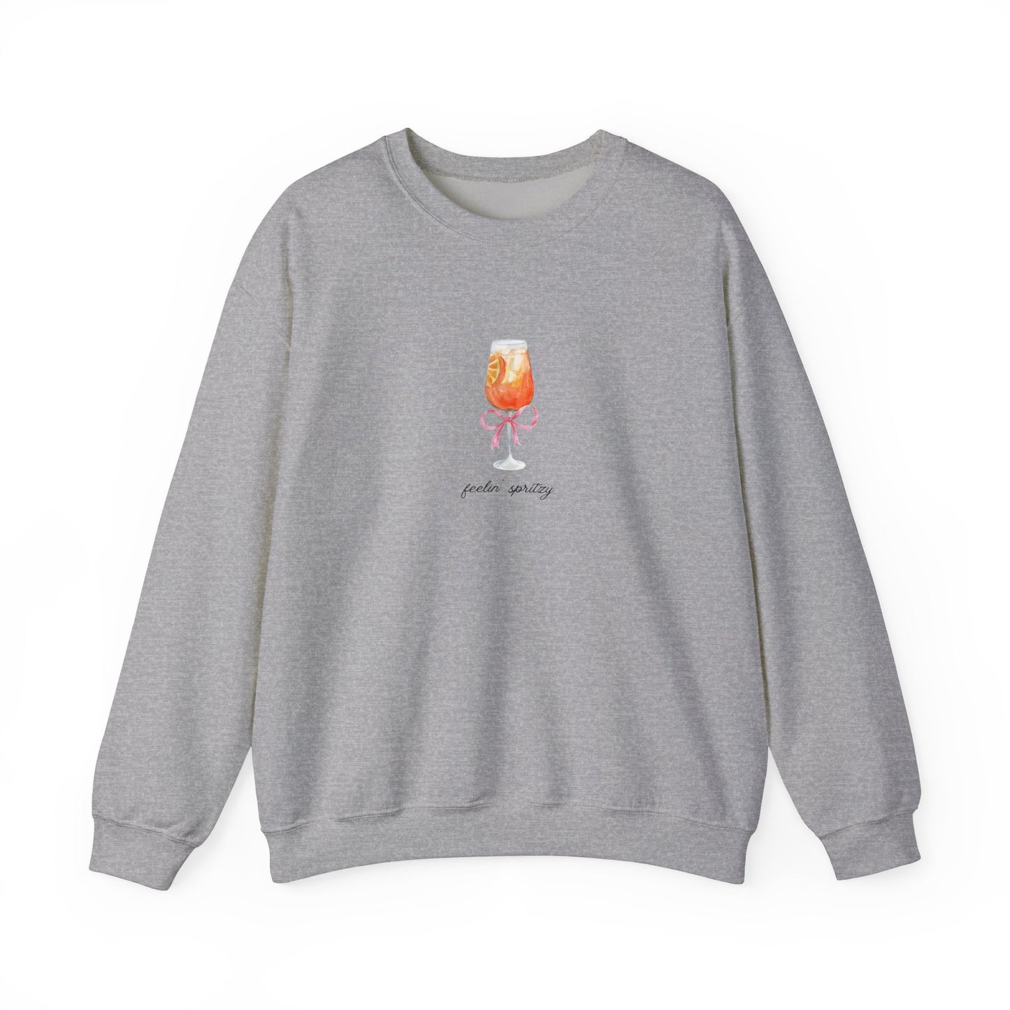 "Feelin' Spritzy" Aperol Spritz Sweatshirt, Cocktail Lover Gift