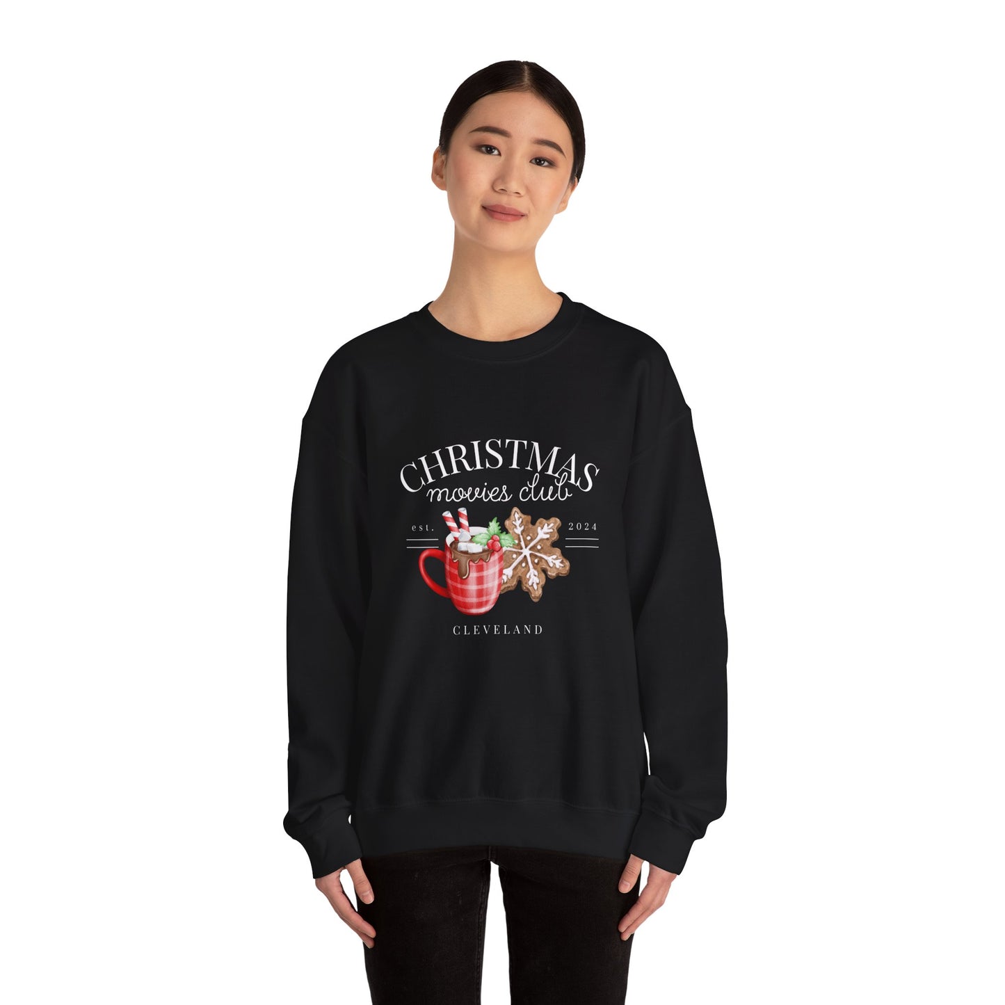 Christmas Movie Club Sweatshirt, Cleveland Christmas Shirt, Perfect Holiday Gift