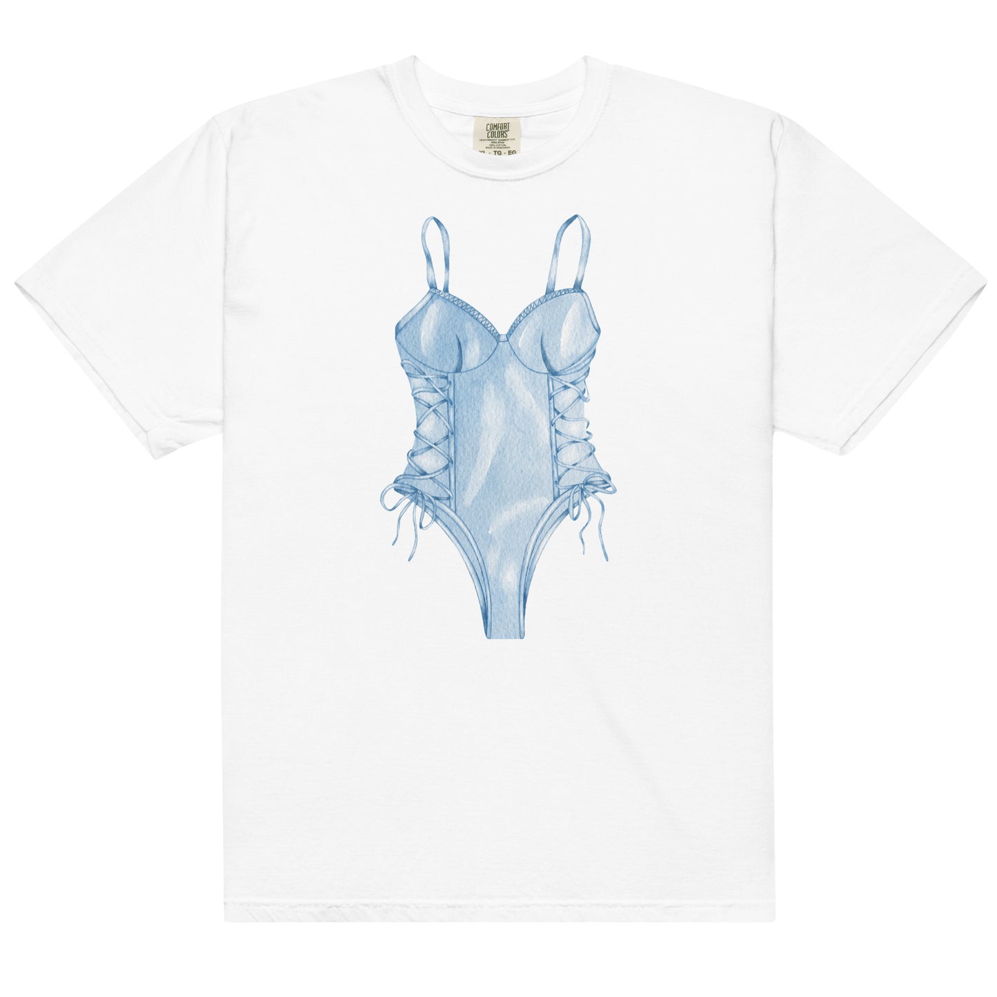 Blue Teddy Lingerie Sleep Shirt, Bachelorette Party Pajamas, Perfect Gift for Her