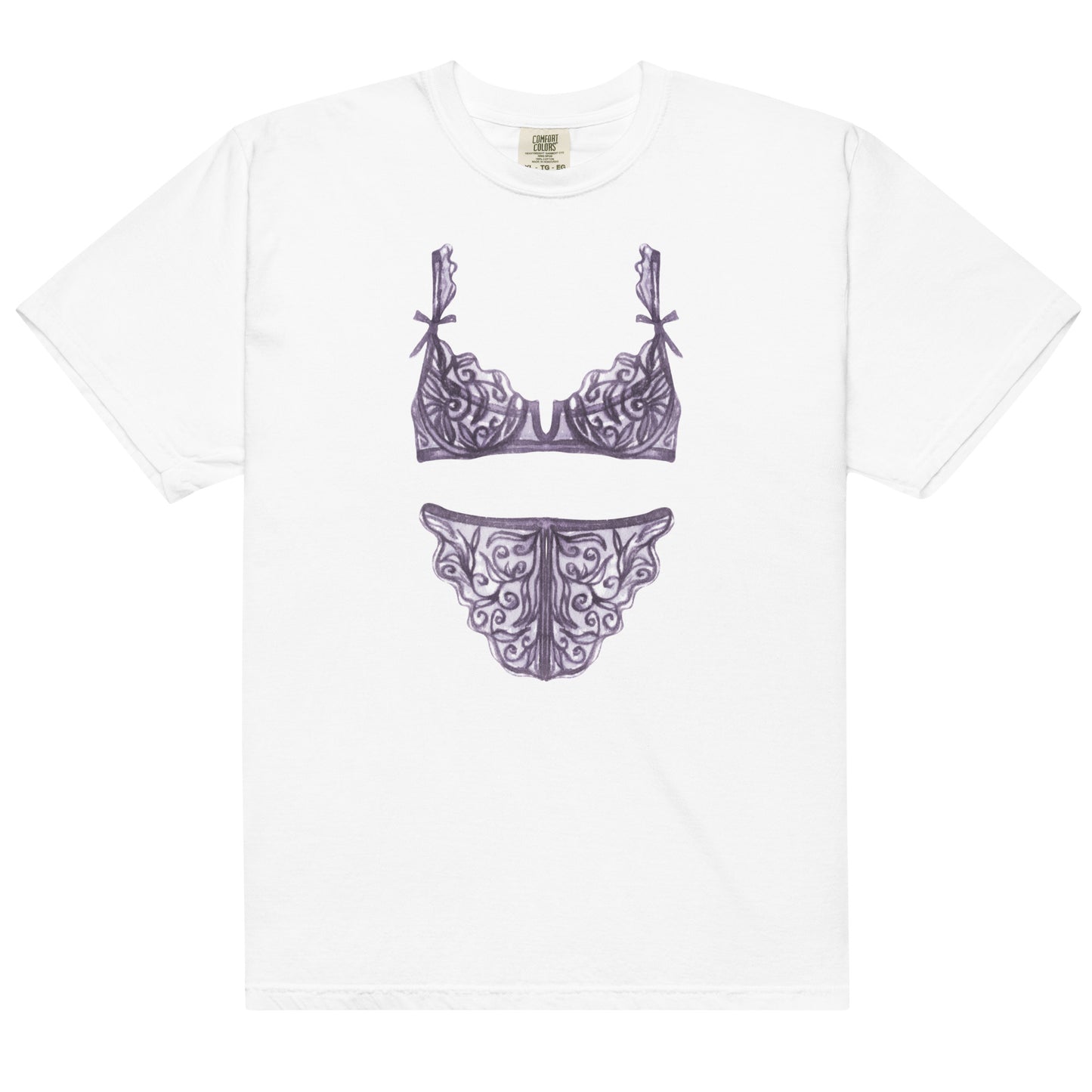 Purple Lingerie Sleep Shirt, Bachelorette Party Pajamas, Perfect Gift for Her