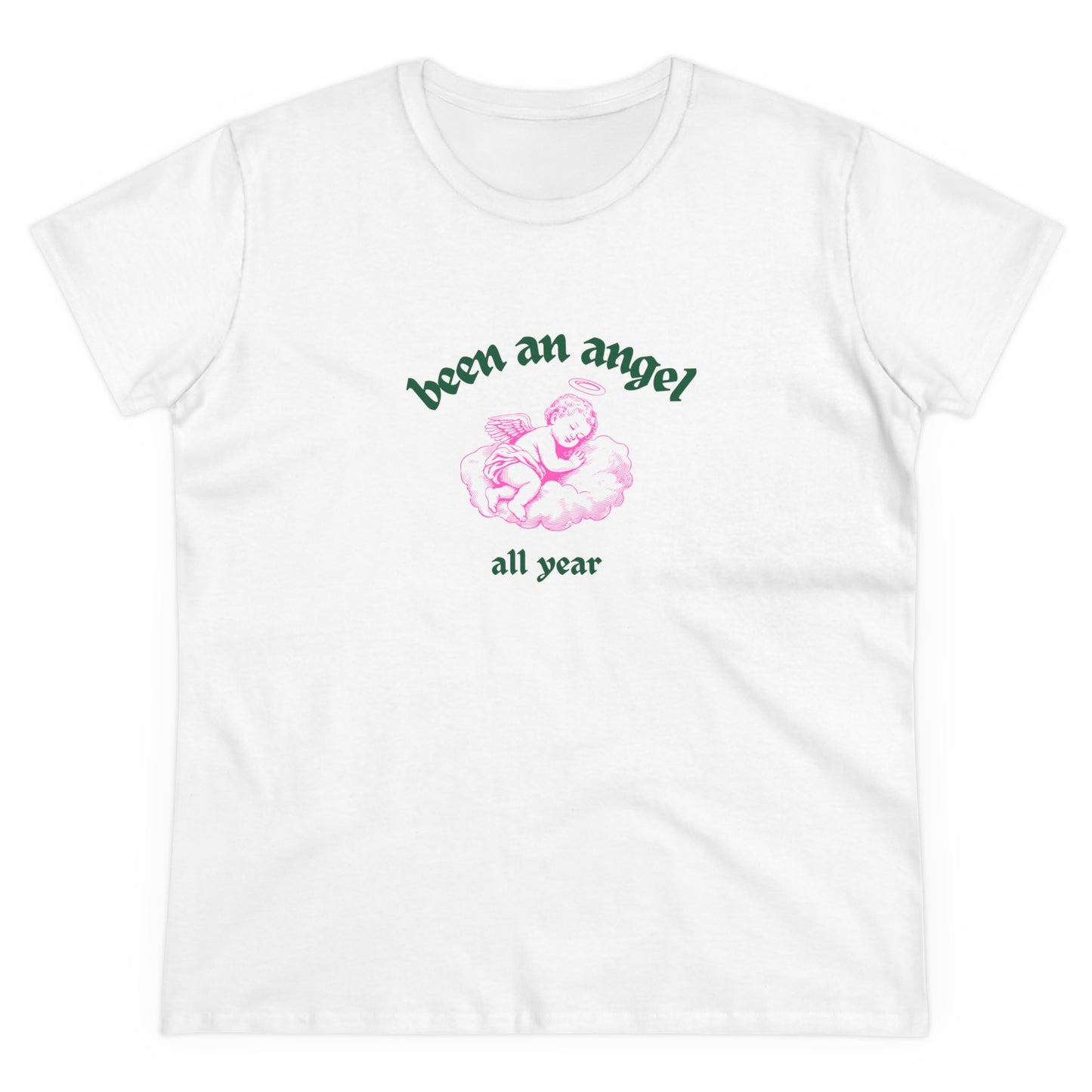 Been An Angel All Year Tee, Festive Christmas Attire, Perfect Holiday Gift