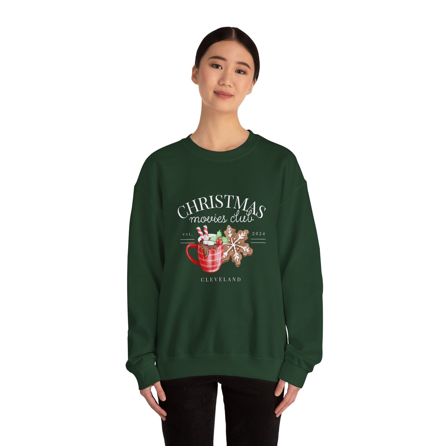 Christmas Movie Club Sweatshirt, Cleveland Christmas Shirt, Perfect Holiday Gift