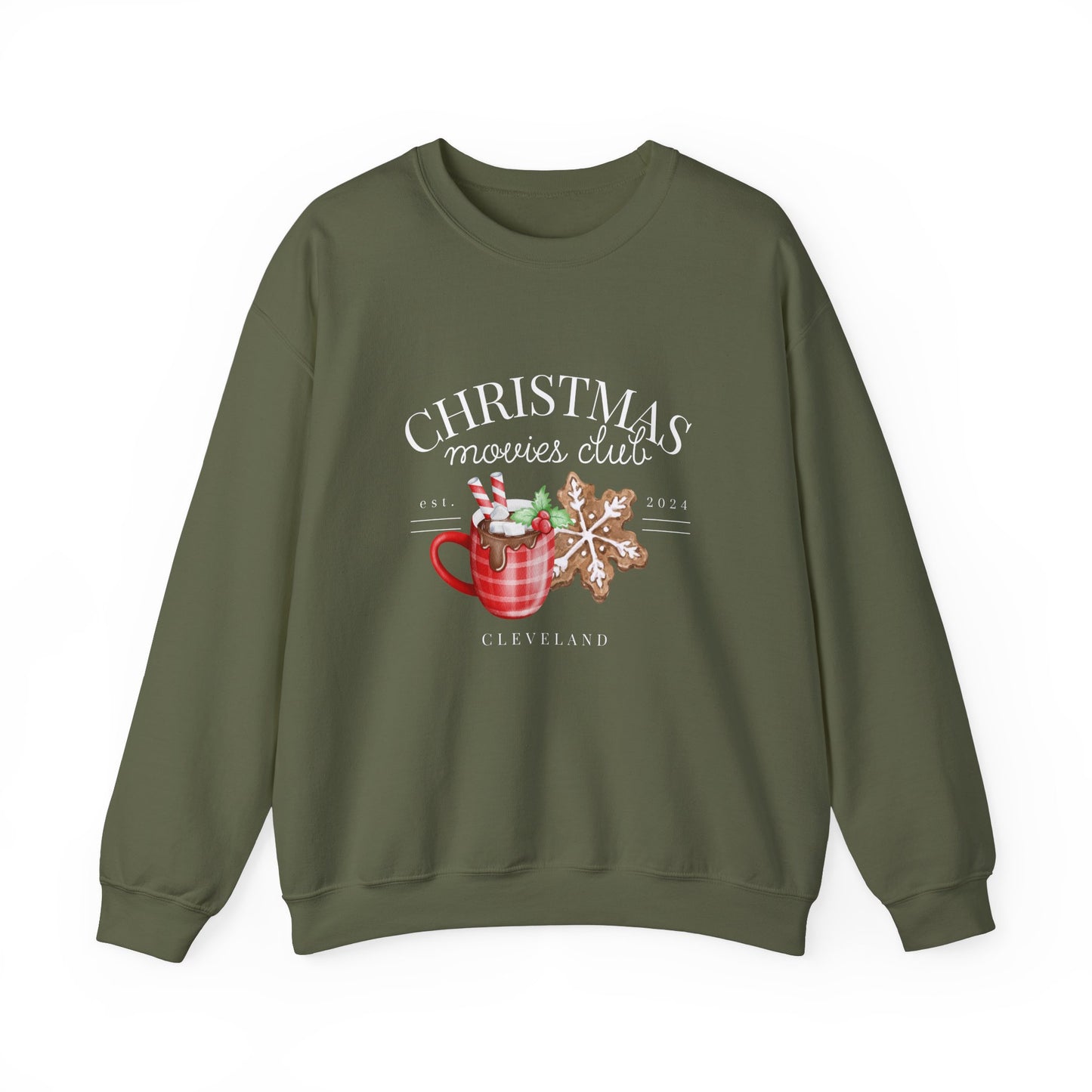 Christmas Movie Club Sweatshirt, Cleveland Christmas Shirt, Perfect Holiday Gift