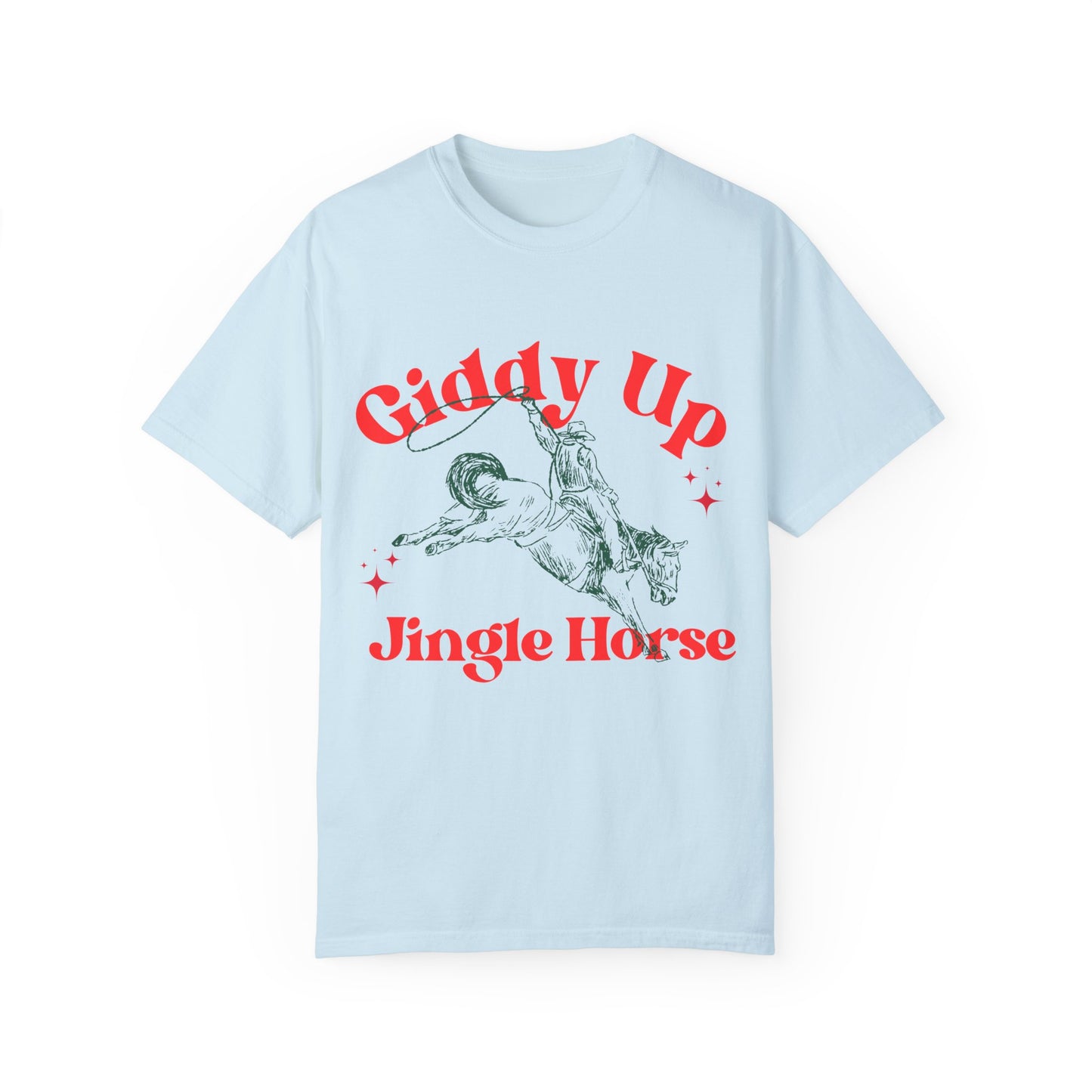 Giddy Up Jingle Horse T-Shirt, Festive Christmas Shirt, Perfect Holiday Gift