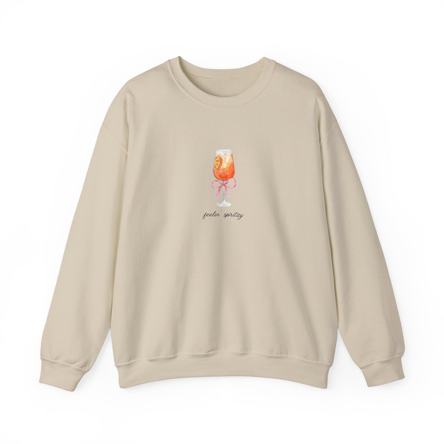 "Feelin' Spritzy" Aperol Spritz Sweatshirt, Cocktail Lover Gift