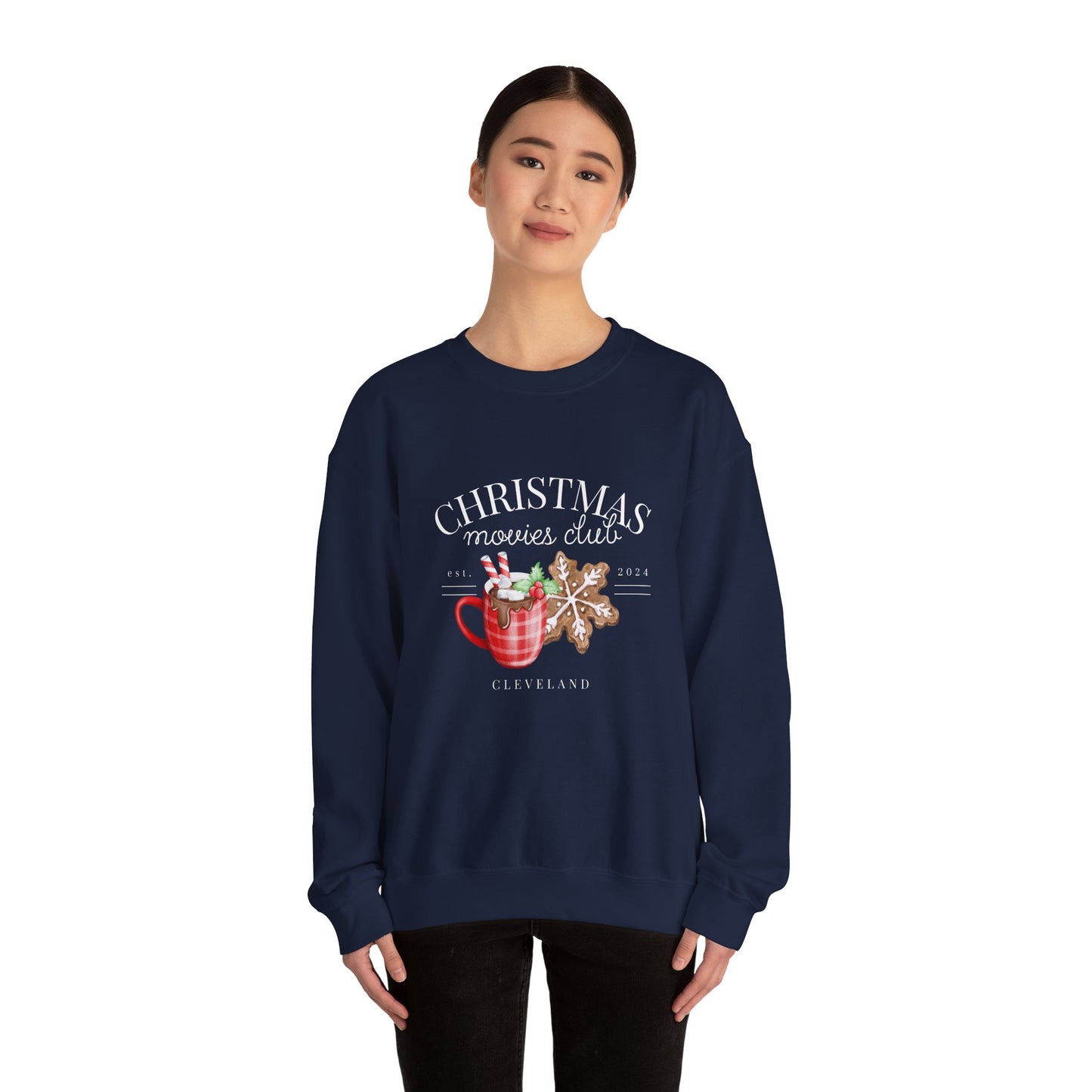 Christmas Movie Club Sweatshirt, Cleveland Christmas Shirt, Perfect Holiday Gift