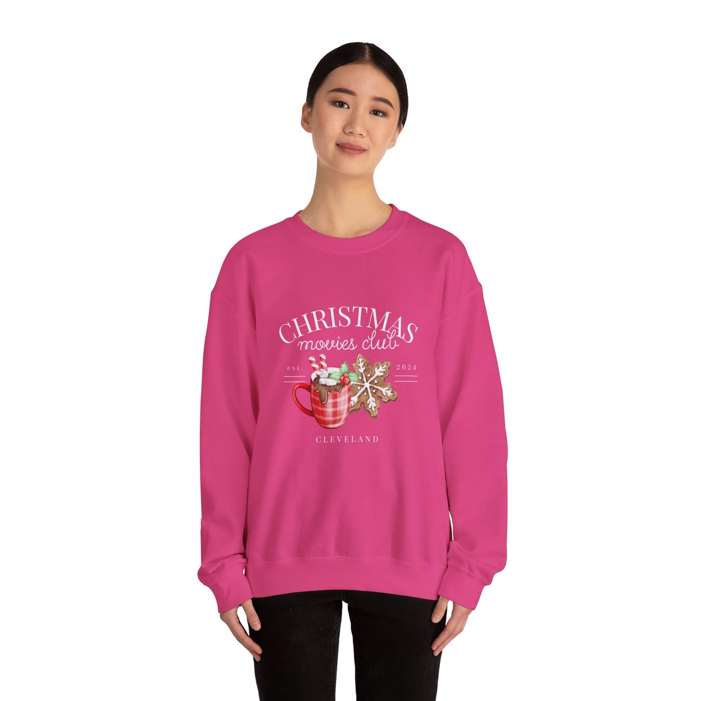 Christmas Movie Club Sweatshirt, Cleveland Christmas Shirt, Perfect Holiday Gift