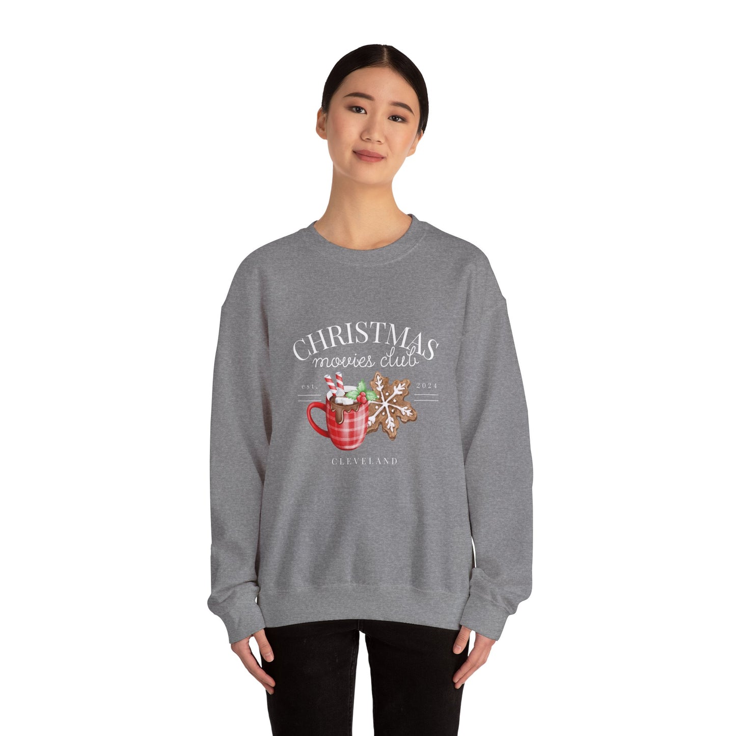 Christmas Movie Club Sweatshirt, Cleveland Christmas Shirt, Perfect Holiday Gift