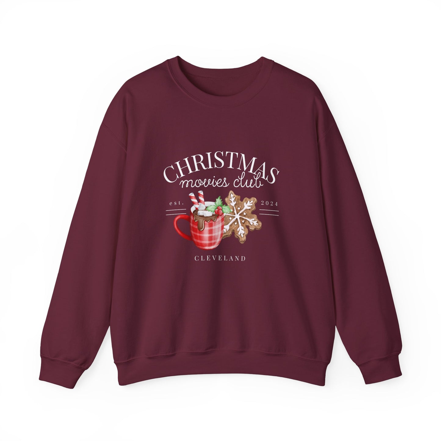 Christmas Movie Club Sweatshirt, Cleveland Christmas Shirt, Perfect Holiday Gift