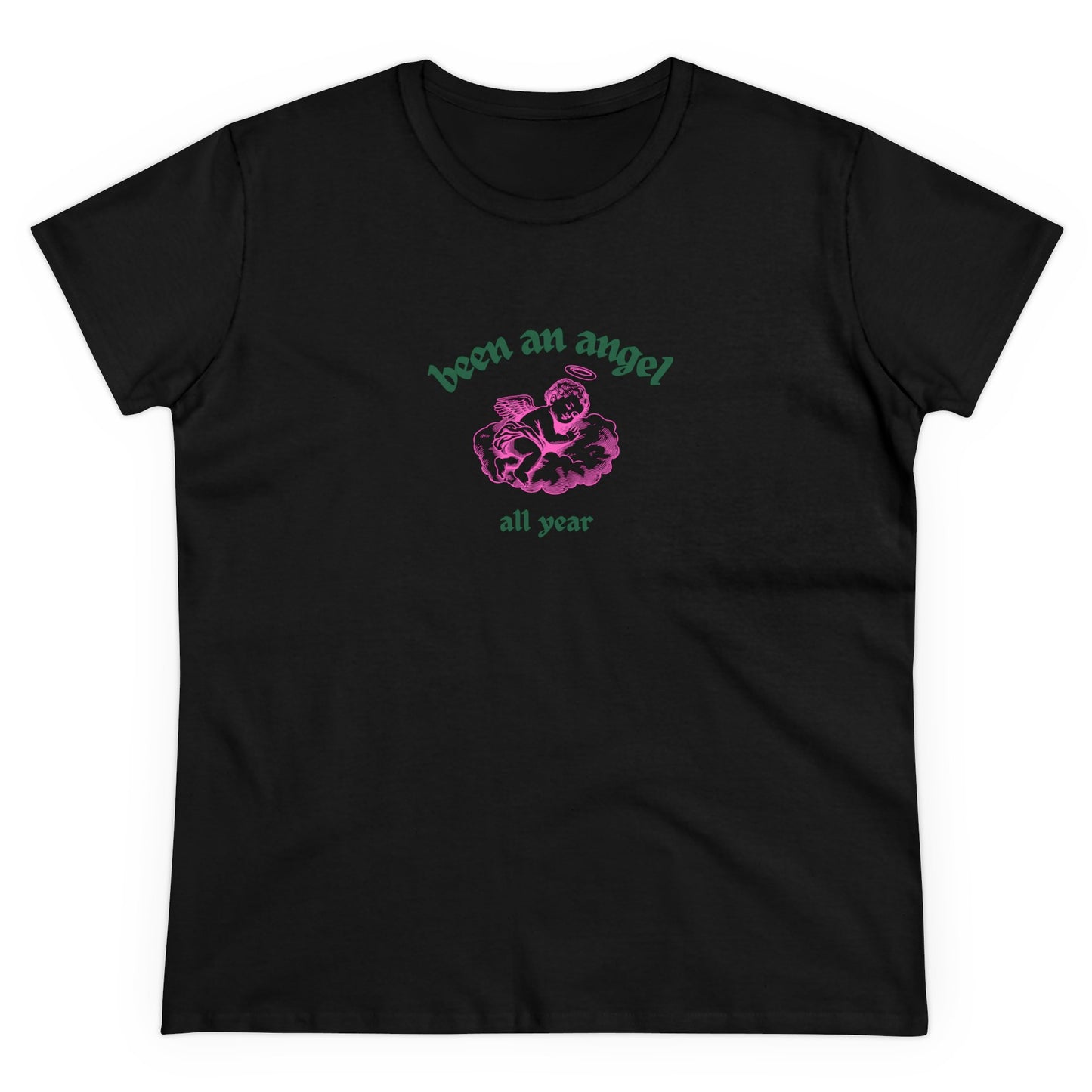 Been An Angel All Year Tee, Festive Christmas Attire, Perfect Holiday Gift