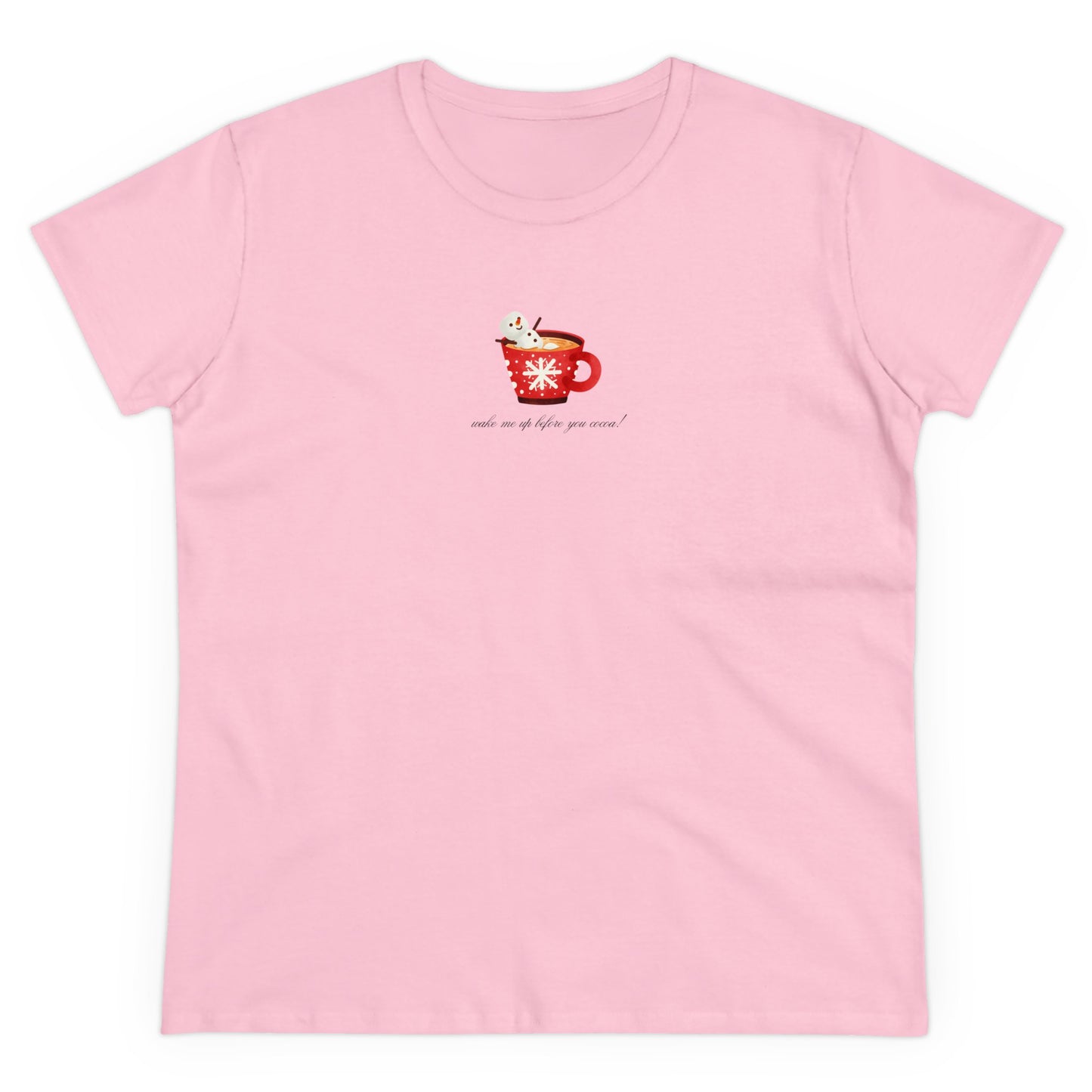 "Wake Me Up Before You Cocoa" Holiday Snowman Shirt