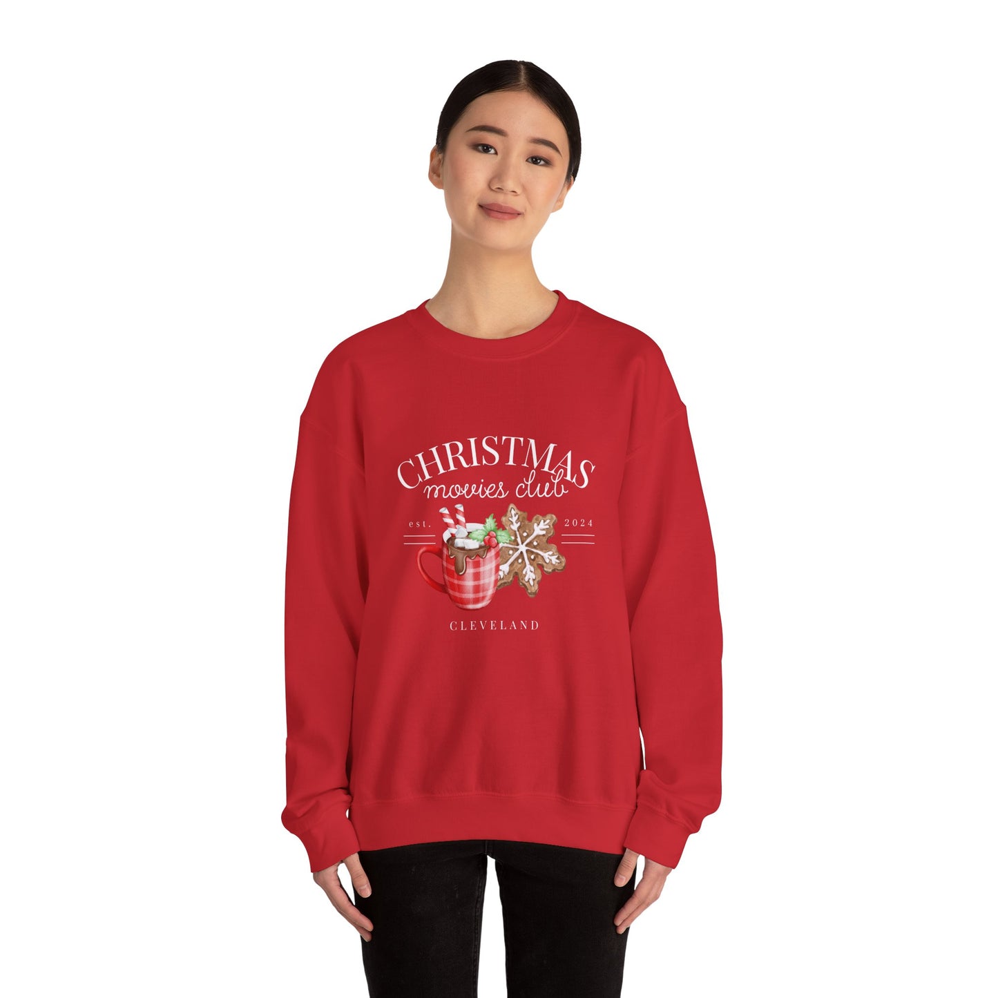 Christmas Movie Club Sweatshirt, Cleveland Christmas Shirt, Perfect Holiday Gift