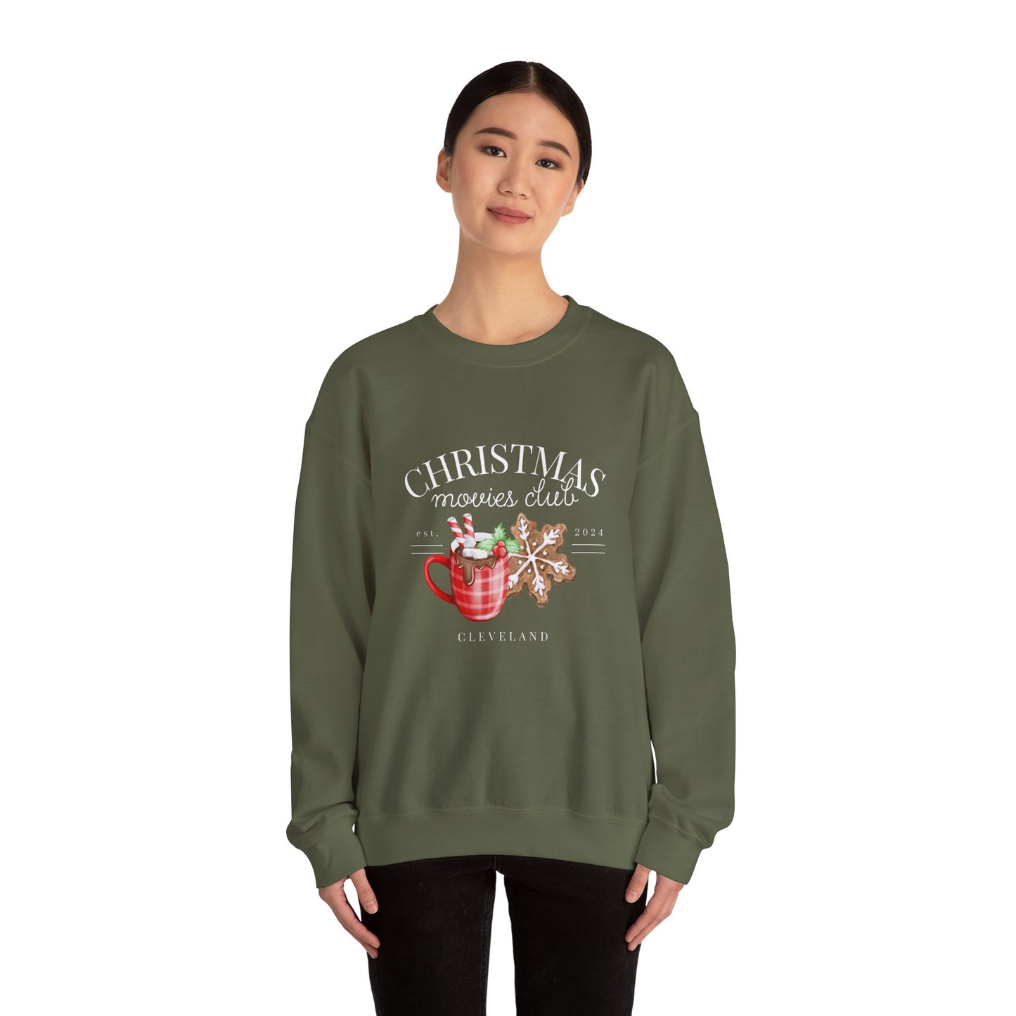Christmas Movie Club Sweatshirt, Cleveland Christmas Shirt, Perfect Holiday Gift