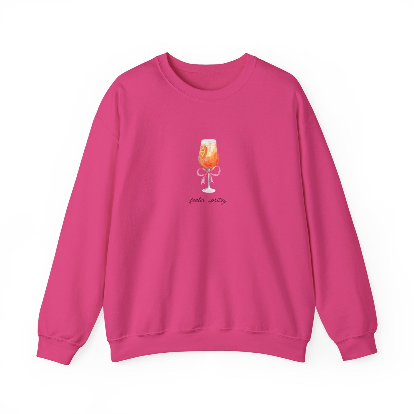 "Feelin' Spritzy" Aperol Spritz Sweatshirt, Cocktail Lover Gift