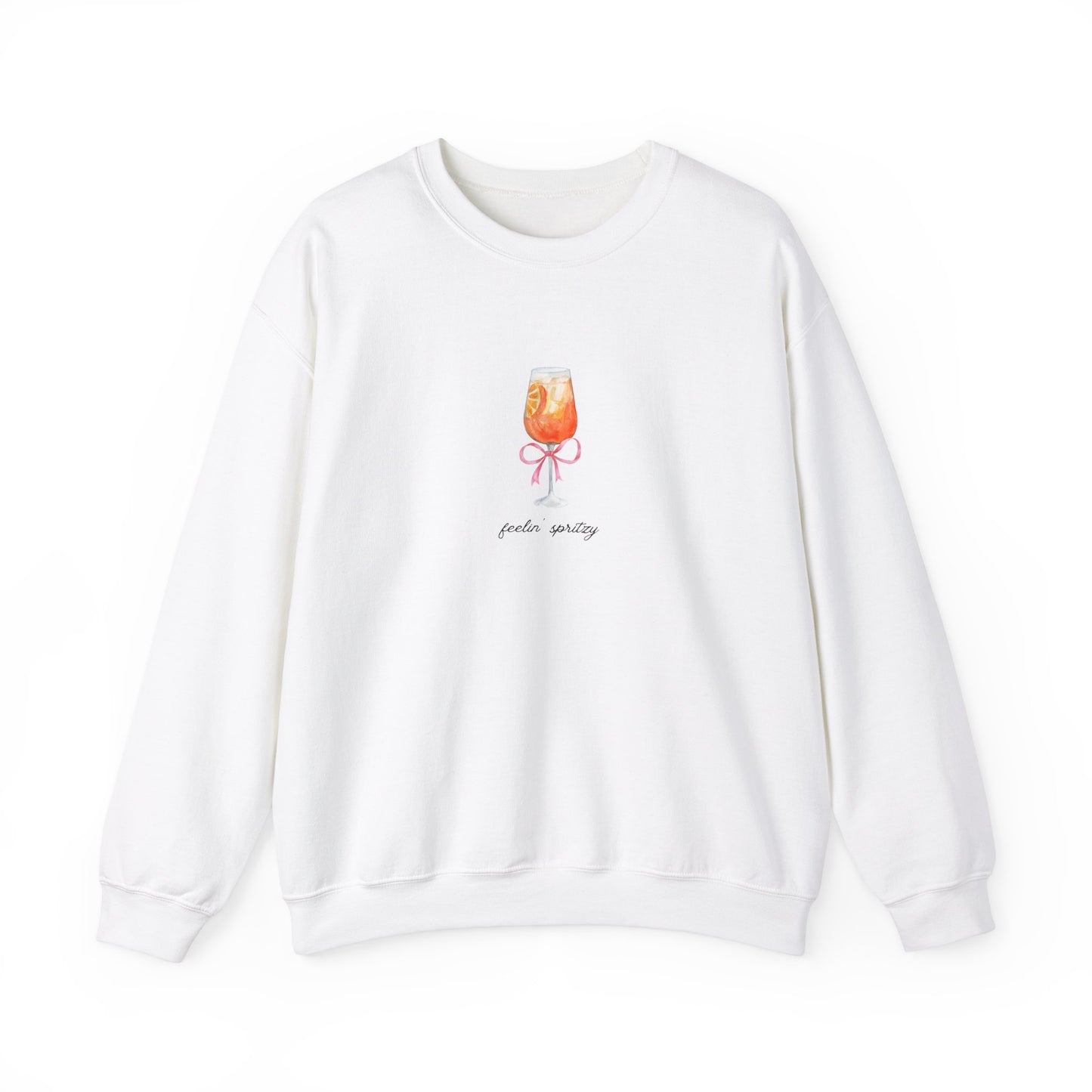 "Feelin' Spritzy" Aperol Spritz Sweatshirt, Cocktail Lover Gift