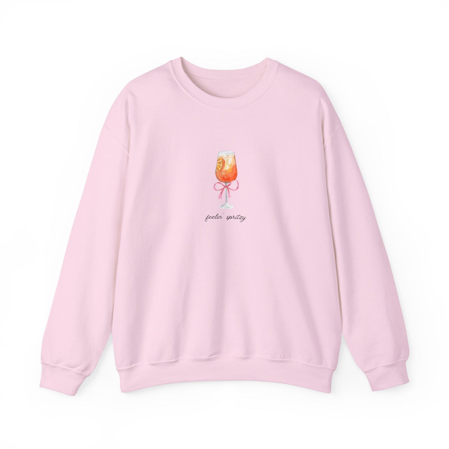 "Feelin' Spritzy" Aperol Spritz Sweatshirt, Cocktail Lover Gift