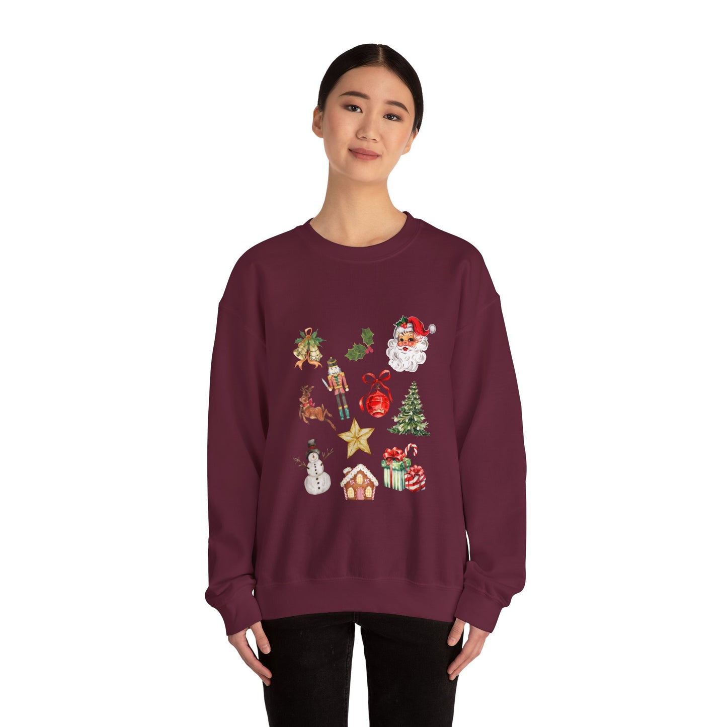 Vintage Christmas Icons Sweatshirt