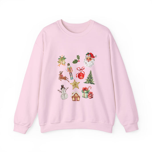 Vintage Christmas Icons Sweatshirt