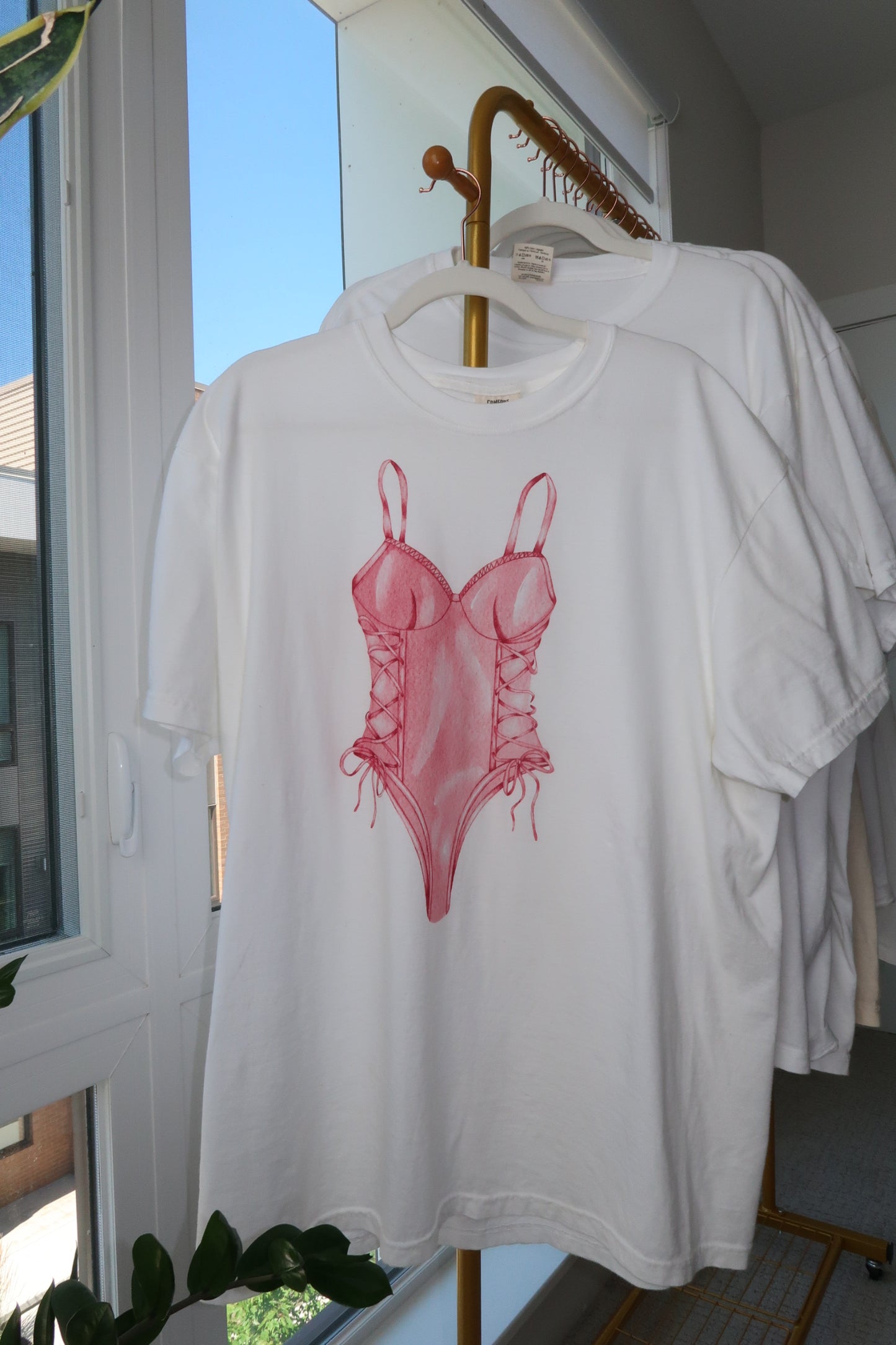 Pink Teddy Lingerie Sleep Shirt, Bachelorette Party Pajamas, Perfect Gift for Her