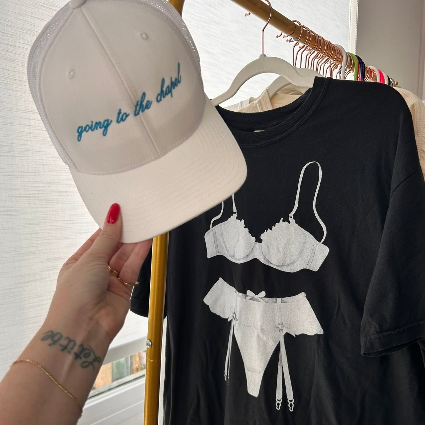 White Lingerie Sleep Shirt, Bachelorette Party Pajamas, Perfect Gift for Her
