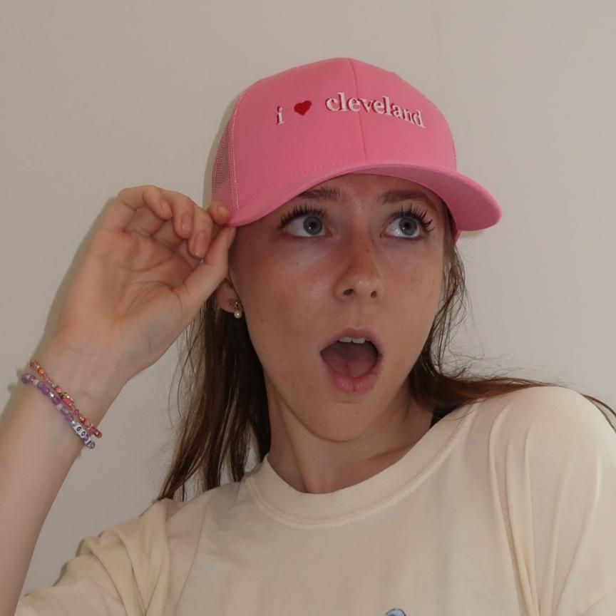 Cleveland Trucker Hat, I heart Cleveland Hat, Cleveland Lover's Gift, Retro Cleveland Trucker Hat