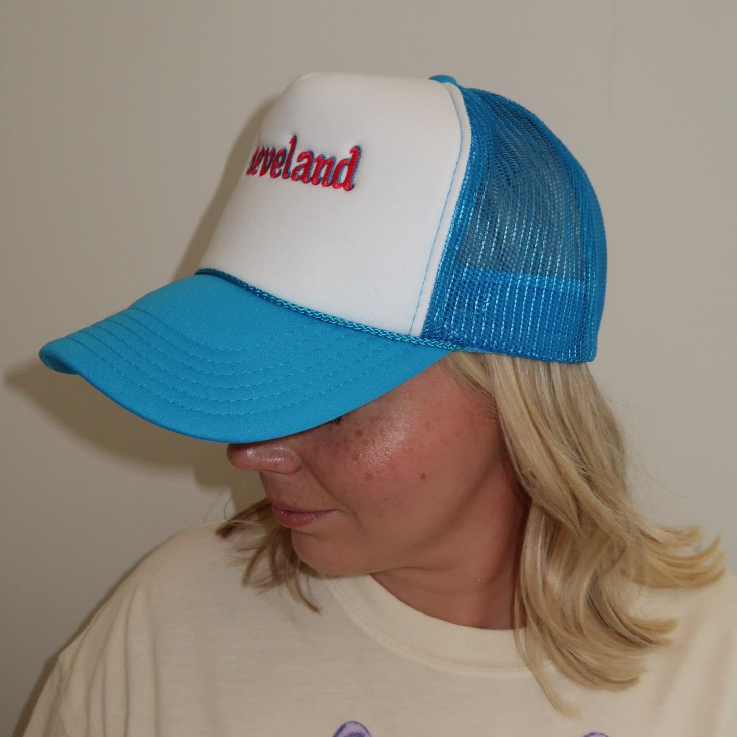 Cleveland Trucker Hat, Foam Trucker Hat, Retro Cleveland Hat, Adjustable in Size, Perfect Gift for Ohio Lover