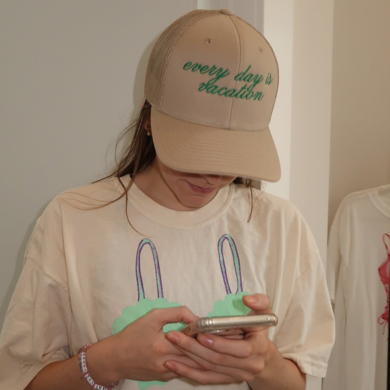 Vacation Trucker Hat, Everyday is Vacation Hat, Retro Hat, Perfect for Next Outdoorsy Vacation