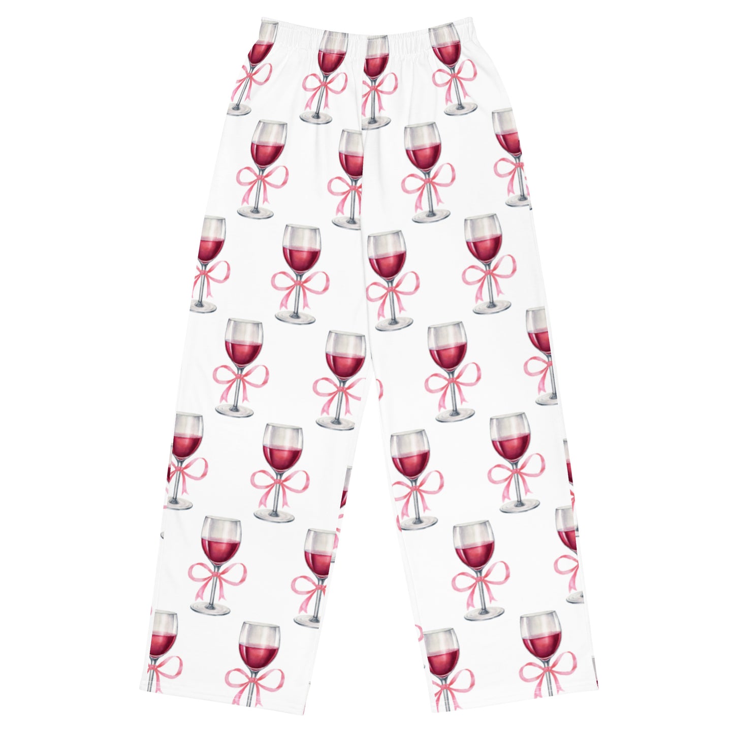 Red Wine Pajama Pants, Pajama Party Attire, Perfect Gift for Wine Lover