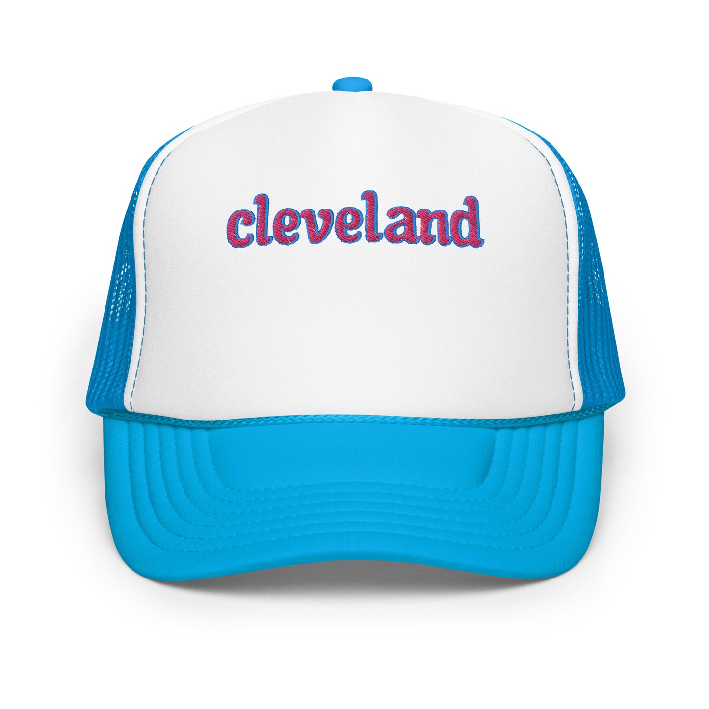 Cleveland Trucker Hat, Foam Trucker Hat, Retro Cleveland Hat, Adjustable in Size, Perfect Gift for Ohio Lover