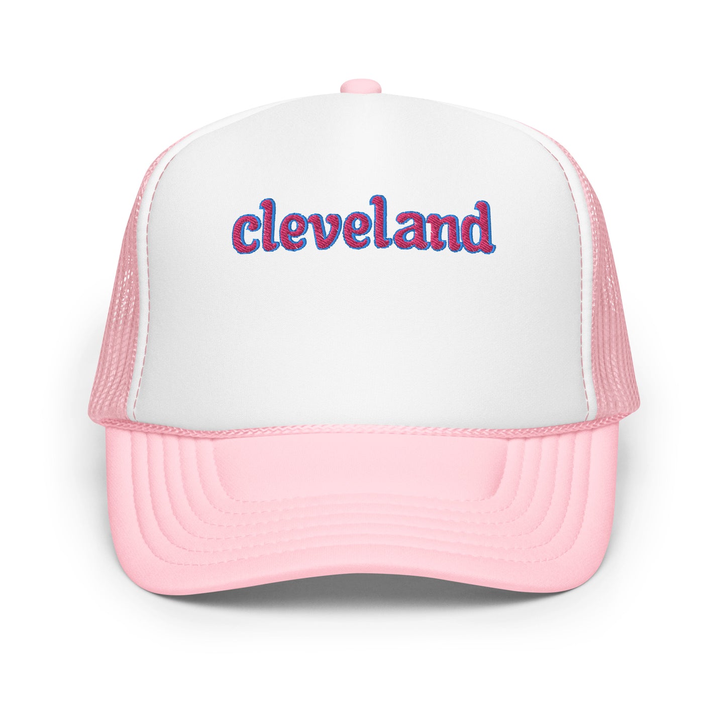 Cleveland Trucker Hat, Foam Trucker Hat, Retro Cleveland Hat, Adjustable in Size, Perfect Gift for Ohio Lover