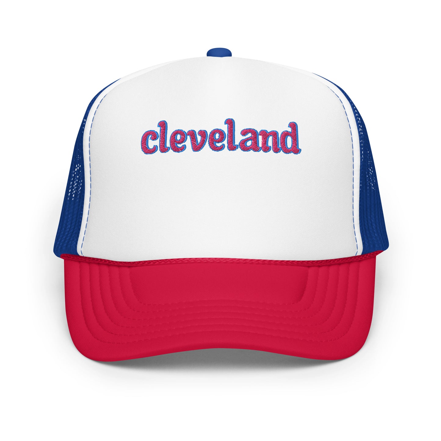 Cleveland Trucker Hat, Foam Trucker Hat, Retro Cleveland Hat, Adjustable in Size, Perfect Gift for Ohio Lover