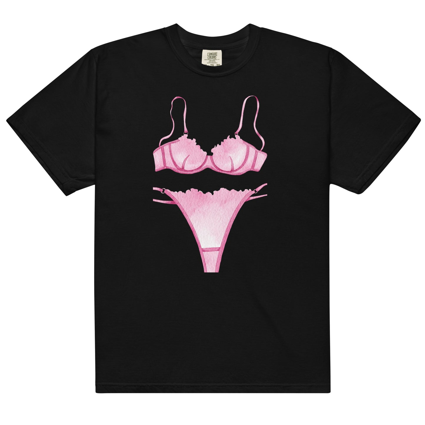 Pink G-String Lingerie Sleep Shirt, Bachelorette Party Pajamas, Perfect Gift for Her