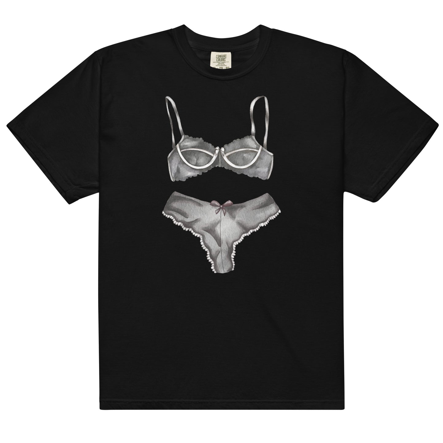 Black Lingerie Sleep Shirt, Bachelorette Party Pajamas, Perfect Gift for Her