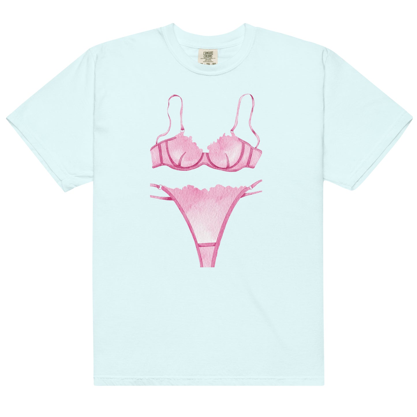 Pink G-String Lingerie Sleep Shirt, Bachelorette Party Pajamas, Perfect Gift for Her
