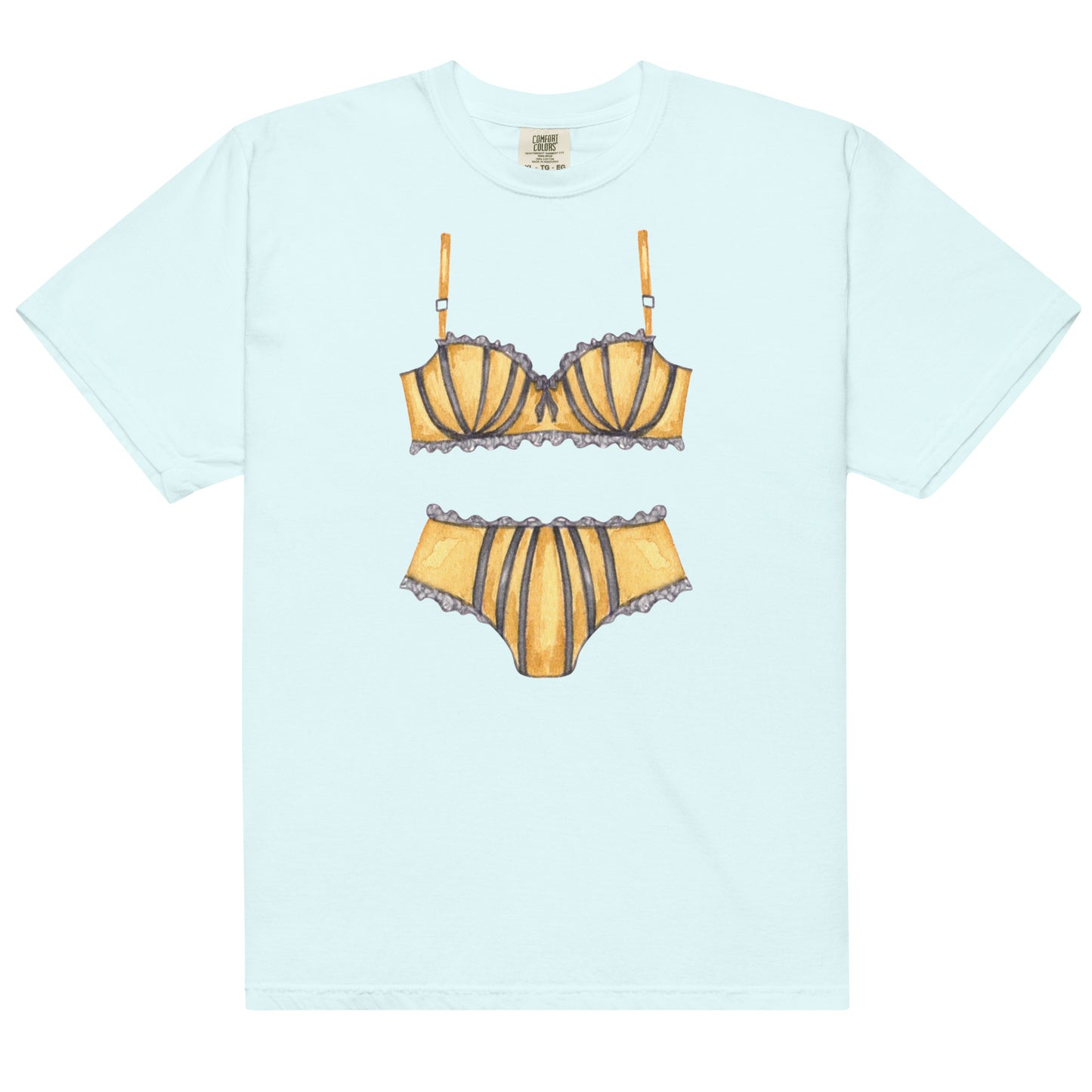 Yellow Lingerie Sleep Shirt, Bachelorette Party Pajamas, Perfect Gift for Her