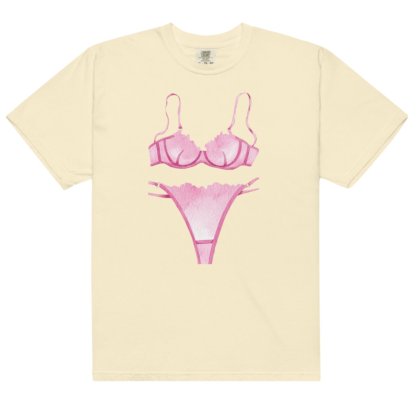 Pink G-String Lingerie Sleep Shirt, Bachelorette Party Pajamas, Perfect Gift for Her