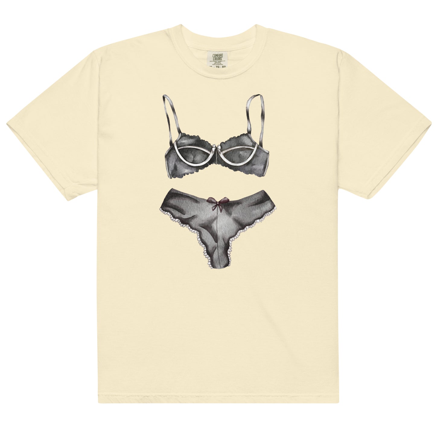 Black Lingerie Sleep Shirt, Bachelorette Party Pajamas, Perfect Gift for Her