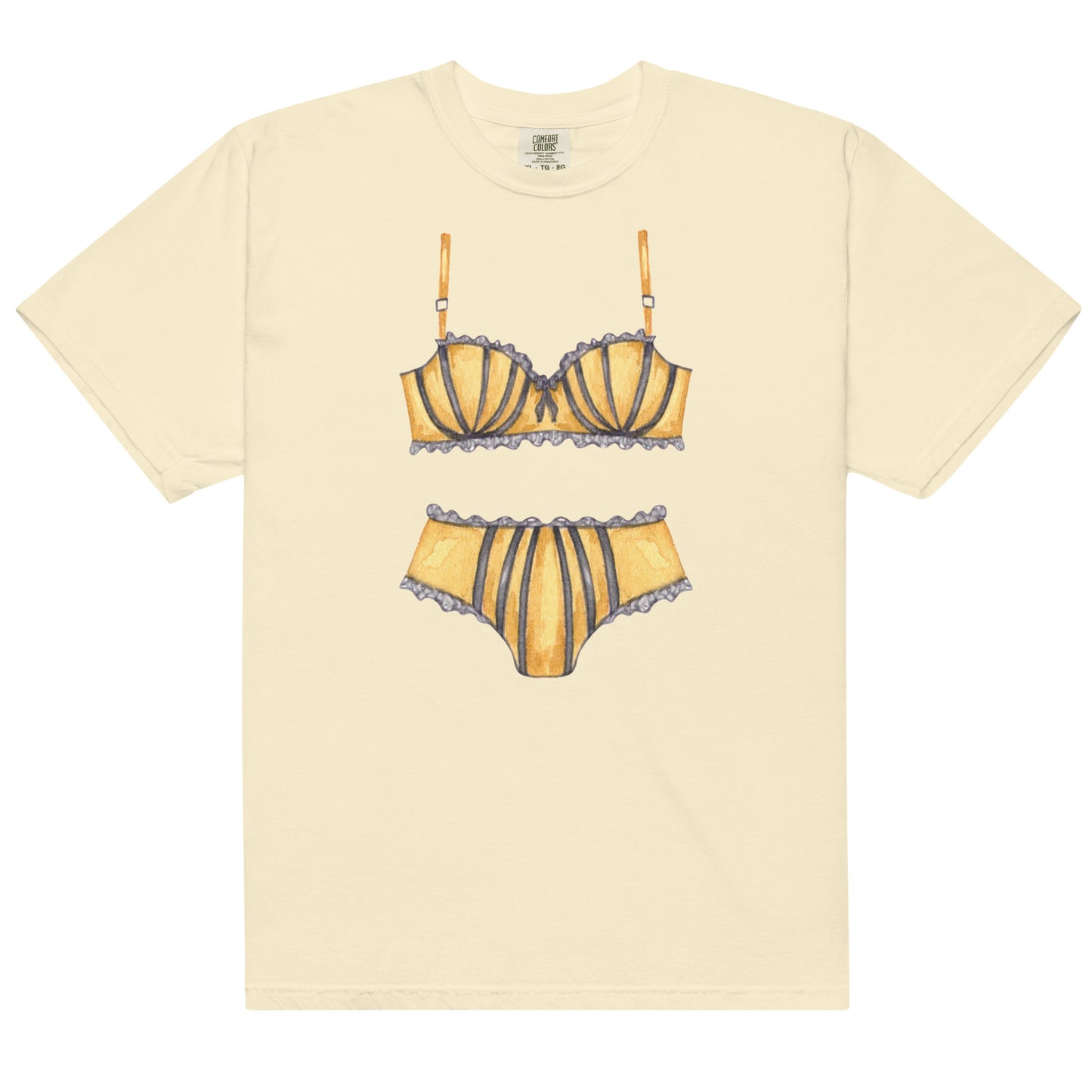 Yellow Lingerie Sleep Shirt, Bachelorette Party Pajamas, Perfect Gift for Her