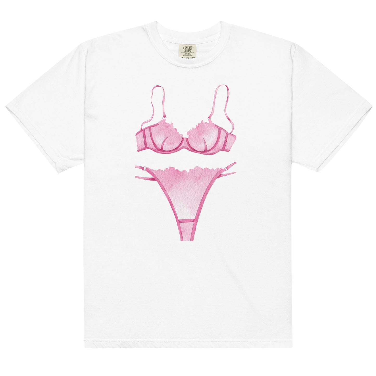 Pink G-String Lingerie Sleep Shirt, Bachelorette Party Pajamas, Perfect Gift for Her
