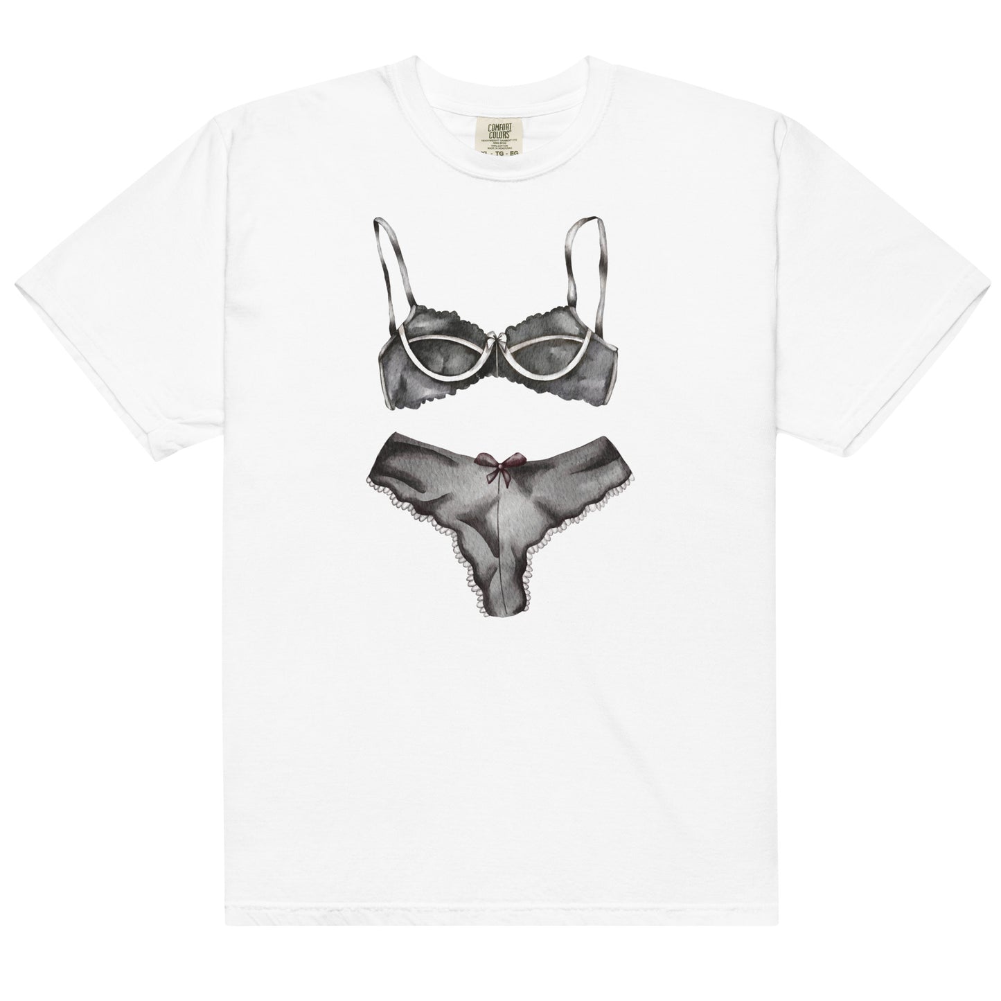 Black Lingerie Sleep Shirt, Bachelorette Party Pajamas, Perfect Gift for Her