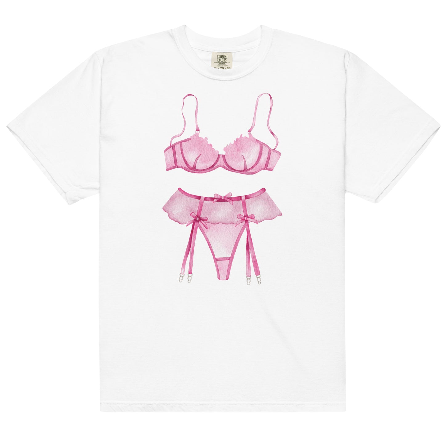 Pink Lingerie Sleep Shirt, Bachelorette Party Pajamas, Perfect Gift for Her